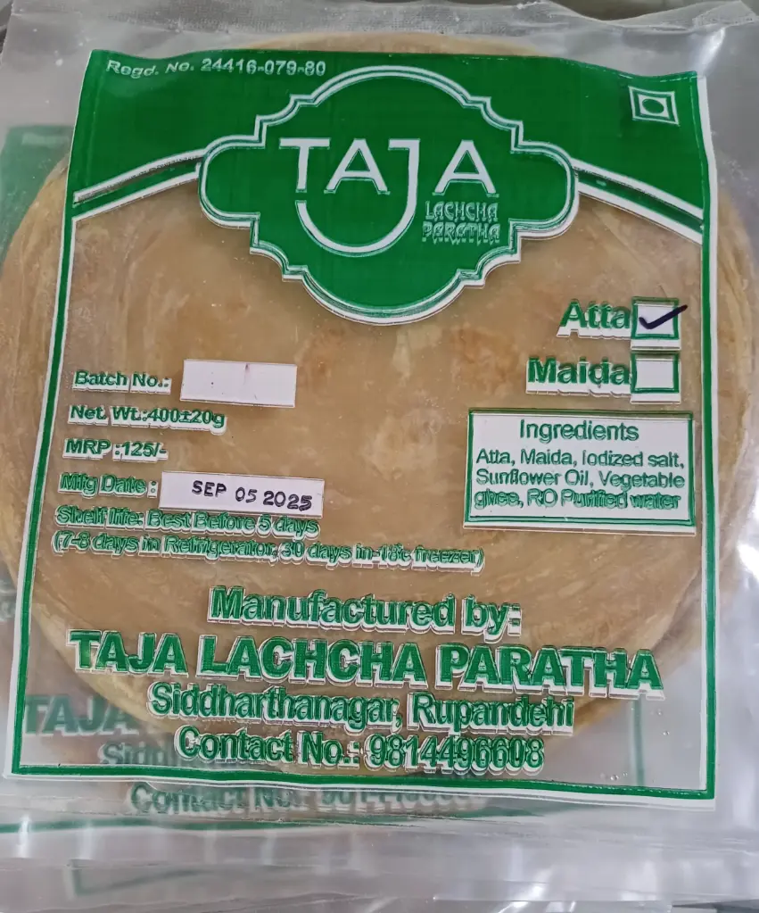 TAJA LACHCHA PARAUTHA @125
